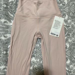 Feather pink align pant 25”